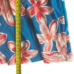 Heyton floral wrap dress small blue orange short sleeve Pink Photo 2