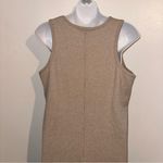 Nine West Women’s Beige Ribbed Tank Dress Color Oatmeal size Large Photo 2