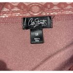 City Streets Cold Shoulder Top Plus Size 1X Velvet Holiday Babydoll Y2K Photo 4