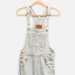 Levi’s Light Wash Baggy Wide Leg Denim Overalls 100% Cotton Size Medium Blue Photo 4