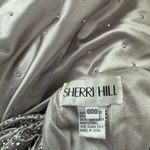 Sherri Hill Silver Sequin prom Dress Photo 4