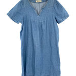 Madewell Denim Popover Swing Dress Chambray Photo 0