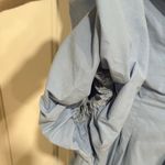 Maeve  Light Blue Puff Sleeve Blouse Photo 3