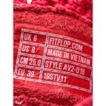 FitFlop  Blair Red Slip-On High Top Sneakers Womens US 8 EU 39 Photo 5