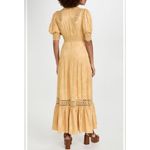 NWT BY TIMO Jacquard Embroidery Dress Yellow Size M Photo 2