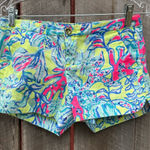 Lilly Pulitzer  Adie Shorts - Swim Up Lemon Drop Print Photo 0