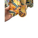 Anthropologie  Yellow Multi-Color Print Boho Romper Women's XS Photo 7