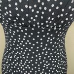 Missguided 90's Black White Polka Dot Puff Sleeve Milkmaid Mini Dress 6 Girly Photo 4