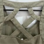 Studio Y Olive green cut out back flowy tank size medium Photo 8