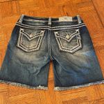 Miss Me   Blue MID SHORT Denim Shorts size 27 Photo 7