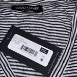 David Lerner Nwt  striped corset T-shirt dress sz m Photo 3