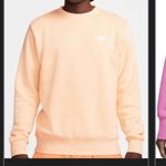 Nike  orange crewneck Photo 1