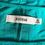 JustFab Womens Blouson Dress Sheer Lace Boat Neck Short Skirt Teal XL Photo 6