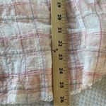 Beach Lunch Lounge Womens Mia Pucker Plaid Round Neck Tunic Top Size Small Photo 7