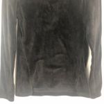 Cuddl Duds  Crew Neck Velvet Black Sweater Size Small Photo 3
