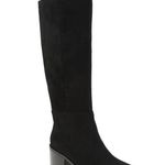 Splendid New $199 Black Womens 8 Abby Suede Leather Boots Tall Knee NWT Photo 6
