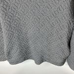 Gap Fit Boxy Quited Cowl Neck Black/White Sweatshirt Womens Size Medium Pockets Photo 2