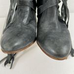 Free People Size 39 US 9 Seven Wonders Leather Ankle Boots Women’s Gray Buttery Photo 6