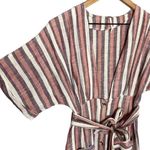 Free People  Monday Striped Linen Blend Midi Dress Size XS Photo 3