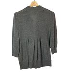 AQUA Y2K Gray Knit Babydoll Button Down Cardigan Sweater XS Photo 1