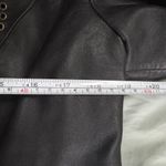 Pamela McCoy Black Leather Jacket with Eyelet Accents Size‎ Medium EUC Photo 5