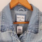 Highway Jeans Light Blue Distressed Denim Jacket Women's Size Medium Photo 3