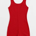 SheIn Red Romper Photo 1