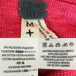 We The Free Free People Palisades Off The Shoulder Sweater Top Pink Size Medium Photo 10