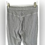 Free People Skinny Jeans Jeggings Blue Railroad ivory pinstripe stretch pant Photo 7