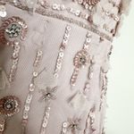 Mac Duggal  94117 Vintage Lilac Floral Appliqué Beaded Cocktail Sheath Dress 16 Photo 10