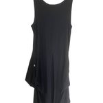 Marithe + Francois Girbaud Black Parachute Sleeveless Tank Dress Pockets Size 6 Photo 6