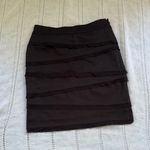 White House | Black Market Black Tiered Pencil Skirt Photo 0