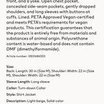 H&M divided Faux Leather Shirt Jacket Photo 12