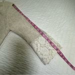 Anthropologie Wool Alpaca Blend Knitted & Knotted Felted Lace Ivory Cream Top Photo 1