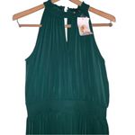 ✨Women Midi Dresses Green Sleeveless Halter Irregular High Waist Sz L Sundress✨ Size L Photo 8