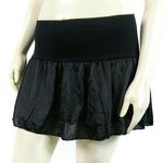 Free People Med Jersey Black Mini Skirt Photo 2