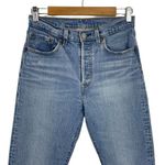 Levi's Original 501 Straight Leg Button Fly Distressed High Rise Waist Size 27 Photo 4