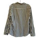 Banana Republic  Soft-wash Gingham Flannel Shirt Dark Charcoal L Photo 3