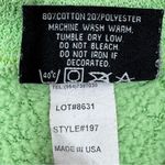 Exist Fleece Lined Terrycloth Knit Crew Neck Sweatshirt Lime Green Small Photo 10