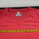 Columbia Pink V-Neck Omni Freeze Zero Activewear Top Size Large FLAWED Photo 10