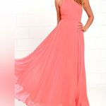 Lulus Mythical Kind of Love Coral Pink Maxi Dress Photo 8