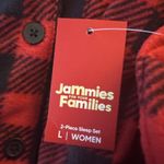 Jammies For Your Families Women's Pajamas Buffalo Red Black Check Women Sz L Size L Photo 2