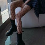 Sexy Costume Leggings Large Fish Net Stockings Black Size M Photo 1