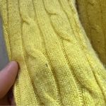 autumn cashmere  yellow sweater cardigan v nec size S Small :001: Photo 8