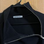 Peloton  Black Ribbed High-Neck Quarter Zip Sweatshirt Large Photo 5