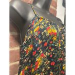 Women’s Tucker For Target Floral Silky Romantic Spaghetti Strap Tank Top Medium Blue Photo 5