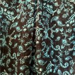 MISA Los Angeles Blue and White Ruffled Mini Dress Photo 4