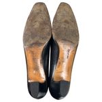 Salvatore Ferragamo Black Leather Square Toe Pumps Heels Size 8.5 AA Narrow Photo 1