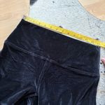 Lululemon  Black Velvet Wunder Lounge HR Tight Velour Size‎ 10 Photo 5
