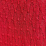 Talbots Vintage 80’s spring red knit reversible sweater vest petite Photo 4